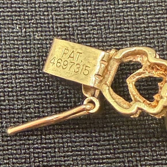 ✨ Vintage Solid 14K Gold Nugget Link Bracelet • 12.56g • 7” • PAT 4697315 ✨ - Picture 2 of 14